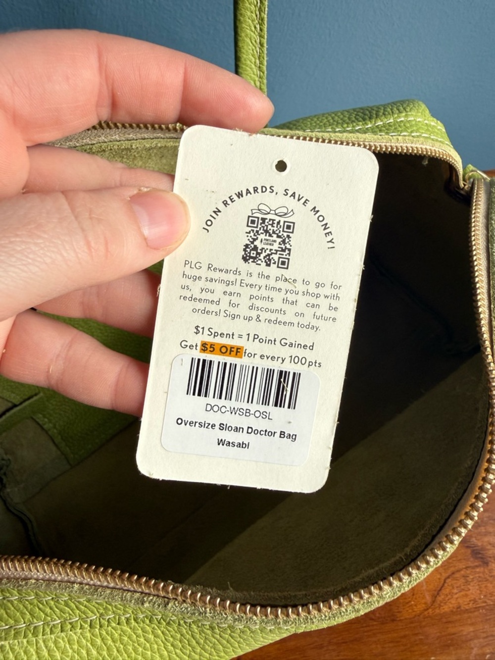 Portland Leather Goods OS Sloan - Wasabi - Picture 6 of 8